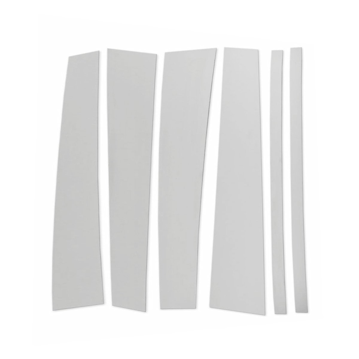 Land Rover Range Rover Sport Pillar Trims - Omac - S.Steel - Gloss Silver - '06-'09 Land Rover Range Rover Sport Pillar Trims - Omac - S.Steel - Gloss Silver - '06-'09